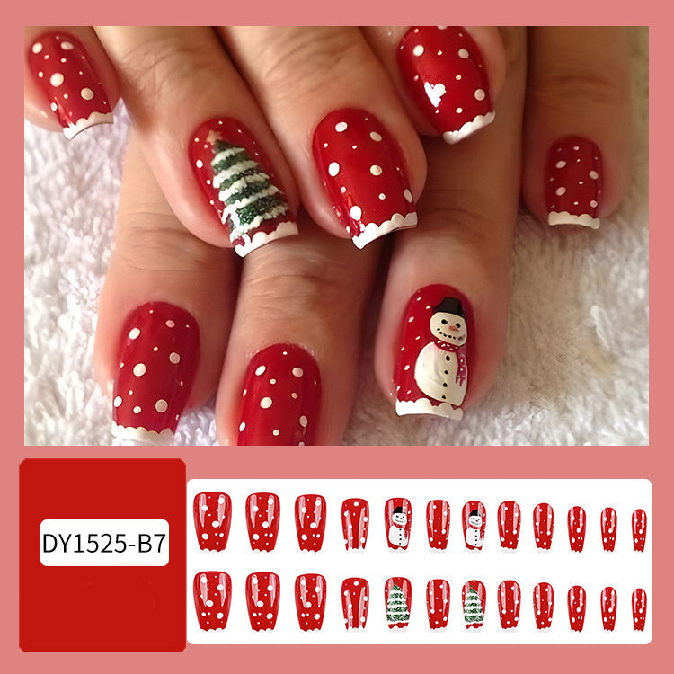 Christmas False Nails