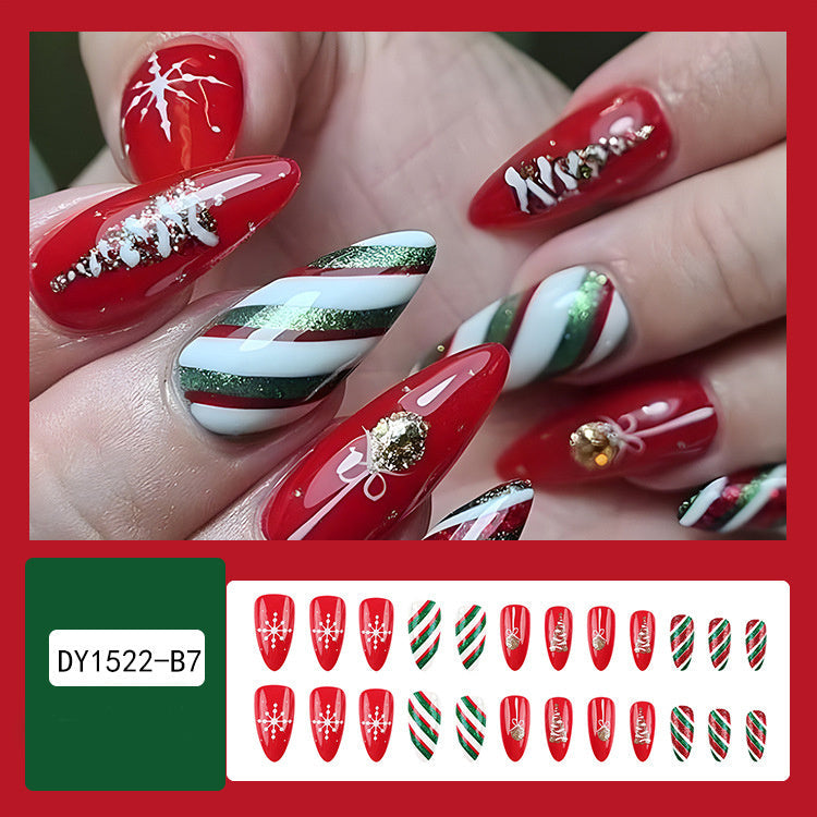 Christmas False Nails