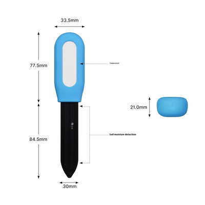 Graffiti Bluetooth Smart Home Soil Bag Temperature Meter