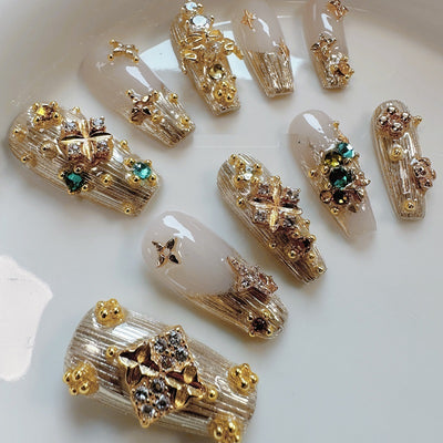 Buchilati Super Gorgeous Fortune Valve Qianjin Drag Sister Manicure Customization