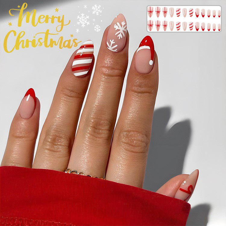 Christmas False Nails