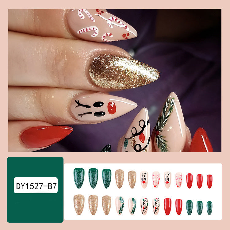 Christmas False Nails