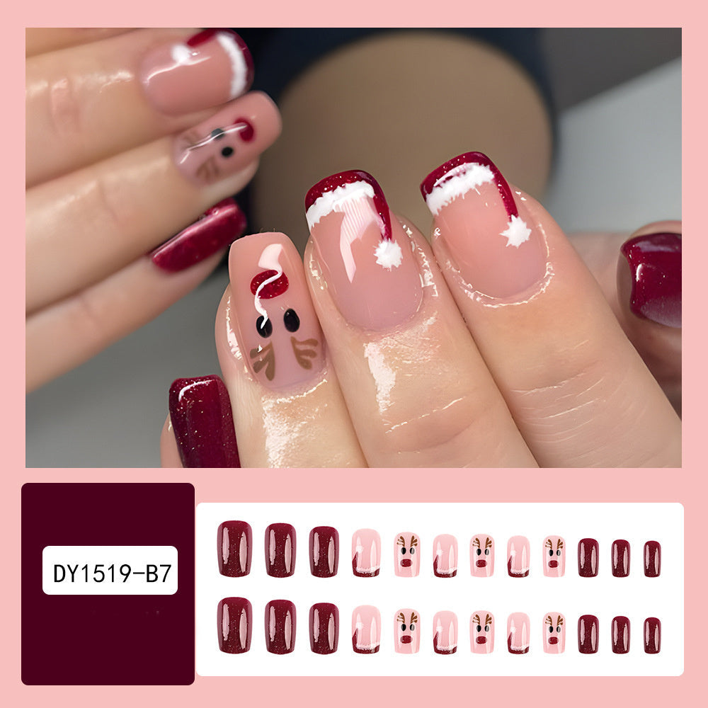 Christmas False Nails