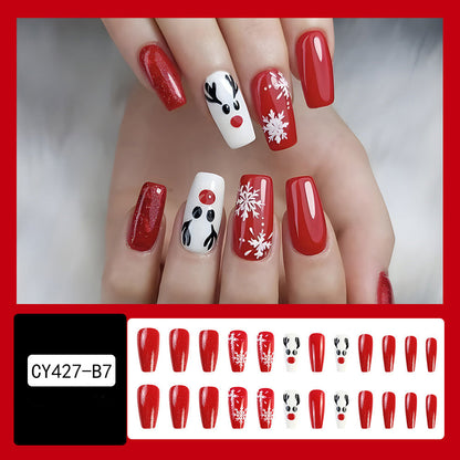 Christmas False Nails