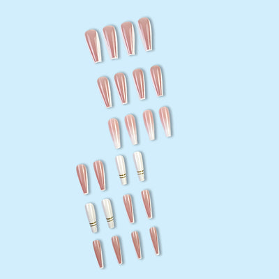Women's Simple French Gradient Nail Sticker