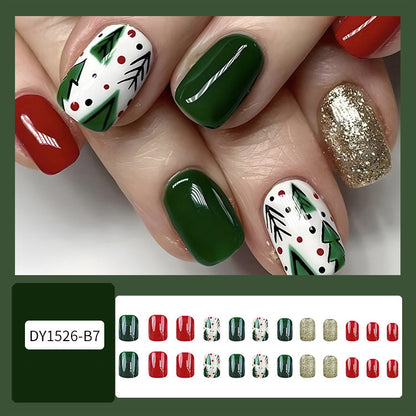 Christmas False Nails