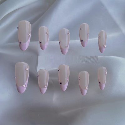 Advanced Almond French Finished Manicure