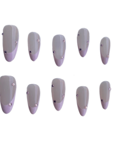 Advanced Almond French Finished Manicure
